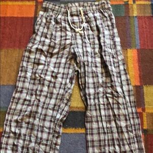 Old Navy Plaid Flannel Pajama Pants Men's Size S